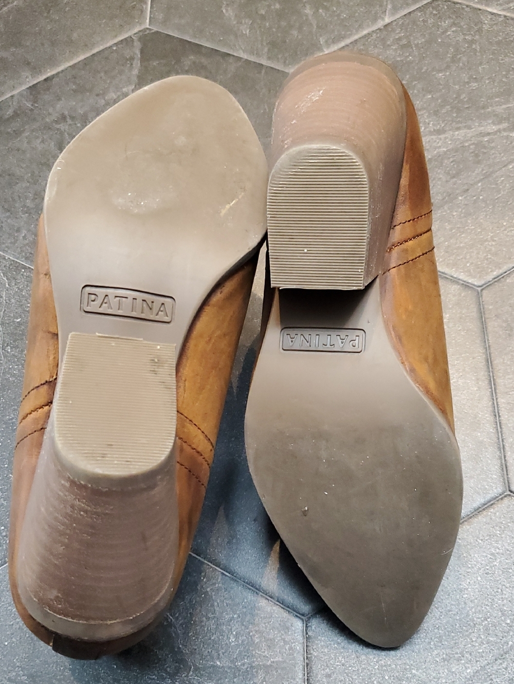 Portland Leather Goods Dakota Tan Leather Boots (color is Canyon) Size 7.5 - Picture 8 of 14